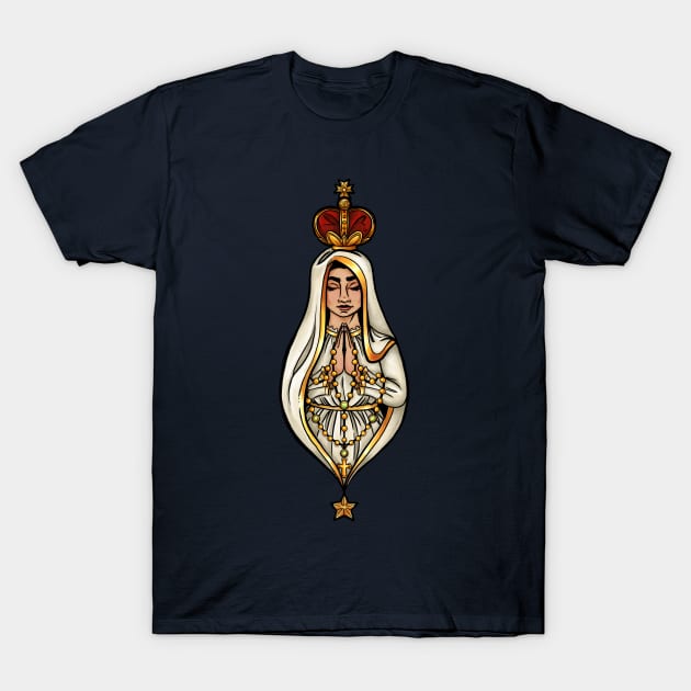 Our Lady of Fatima T-Shirt by Labrattish